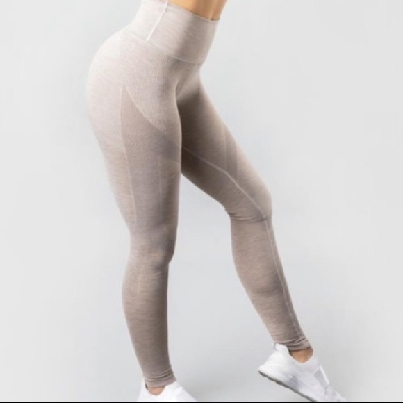 Alphalete Pants - Alphalete Taupe Aero Legging